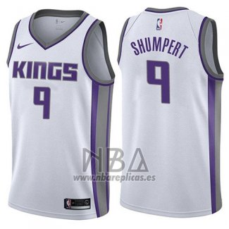 Camiseta Sacramento Kings Iman Shumpert NO 9 Association 2017-18 Blanco