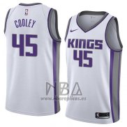 Camiseta Sacramento Kings Jack Cooley NO 45 Association 2018 Blanco