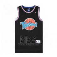 Camiseta Tune Squad Murray NO 22 Negro