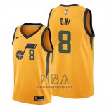 Camiseta Utah Jazz Miye Oni NO 8 Statement 2019-20 Oro