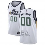 Camiseta Utah Jazz Personalizada 2017-18 Blanco