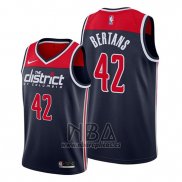 Camiseta Washington Wizards Davis Bertans NO 42 Statement Edition Azul