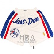 Pantalone Philadelphia 76ers Just Don Blanco