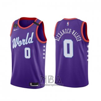 Camiseta 2020 Rising Star Nickeil Alexander-Walker NO 0 World Violeta