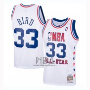 Camiseta All Star 1985 Larry Bird NO 33 Blanco