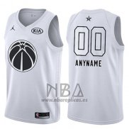 Camiseta All Star 2018 Washington Wizards Nike Personalizada Blanco