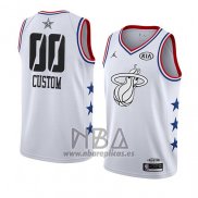 Camiseta All Star 2019 Miami Heat Personalizada Blanco