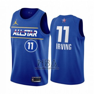 Camiseta All Star 2021 Brooklyn Nets Kyrie Irving NO 11 Azul