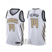 Camiseta Atlanta Hawks Dewayne Dedmon NO 14 Ciudad Blanco