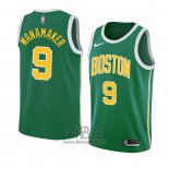 Camiseta Boston Celtics Bradley Wanamaker NO 8 Earned 2018-19 Verde