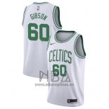 Camiseta Boston Celtics Jonathan Gibson NO 60 Association 2017-18 Blanco