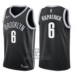 Camiseta Brooklyn Nets Sean Kilpatrick NO 6 Icon 2017-18 Negro