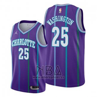 Camiseta Charlotte Hornets P. J. Washington NO 25 Association 2019-20 Blanco