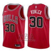 Camiseta Chicago Bulls Noah Vonleh NO 30 Icon 2017-18 Rojo