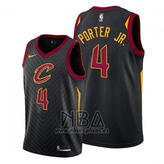 Camiseta Cleveland Cavaliers Kevin Porter Jr. NO 4 Ciudad Azul