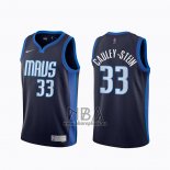 Camiseta Dallas Mavericks Willie Cauley-Stein NO 33 Earned 2020-21 Azul