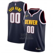 Camiseta Denver Nuggets Personalizada Icon 2020-21 Azul