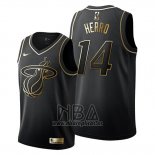 Camiseta Golden Edition Miami Heat Tyler Herro NO 14 Negro