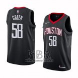 Camiseta Houston Rockets Gerald Green NO 58 Statement 2018 Negro