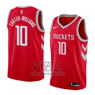 Camiseta Houston Rockets Michael Carter-williams NO 10 Icon 2018 Rojo