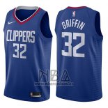 Camiseta Los Angeles Clippers Blake Griffin NO 32 Icon 2017-18 Azul