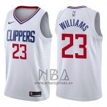 Camiseta Los Angeles Clippers Lou Williams NO 23 Association 2017-18 Blanco