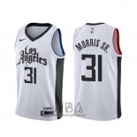 Camiseta Los Angeles Clippers Marcus Morris Sr. NO 31 Ciudad Blanco