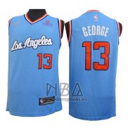 Camiseta Los Angeles Clippers Paul George NO 13 2019-20 Azul