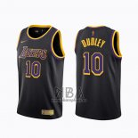 Camiseta Los Angeles Lakers Jared Dudley NO 10 Earned 2020-21 Negro