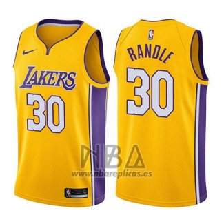 Camiseta Los Angeles Lakers Julius Randle NO 30 Icon 2017-18 Oro