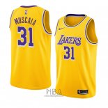 Camiseta Los Angeles Lakers Mike Muscala NO 31 Icon 2018-19 Amarillo