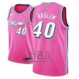 Camiseta Miami Heat Udonis Haslem NO 40 Earned 2018-19 Rosa