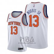 Camiseta New York Knicks Marcus Morris Sr. NO 13 Association Blanco