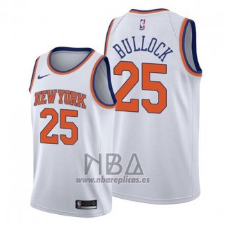 Camiseta New York Knicks Reggie Bullock NO 25 Association Blanco2