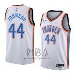 Camiseta Oklahoma City Thunder Dakari Johnson NO 44 Association 2018 Blanco