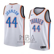 Camiseta Oklahoma City Thunder Dakari Johnson NO 44 Association 2018 Blanco