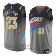 Camiseta Oklahoma City Thunder Terrance Ferguson NO 23 Ciudad 2018 Gris