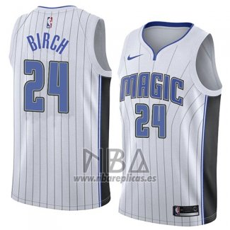 Camiseta Orlando Magic Khem Birch NO 24 Association 2018 Blanco