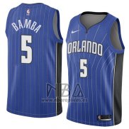 Camiseta Orlando Magic Mohamed Bamba NO 5 Icon 2018 Azul