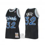 Camiseta Orlando Magic Shaquille O'neal Hardwood NO 32 Classics Autentico 1994 Negro