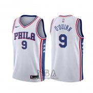 Camiseta Philadelphia 76ers Kyle O'quinn NO 9 Association Blanco