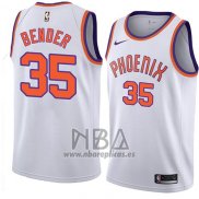 Camiseta Phoenix Suns Dragan Bender NO 35 Hardwood Classic 2018 Blanco