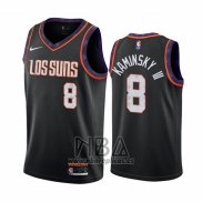 Camiseta Phoenix Suns Frank Kaminsky Iii NO 8 Ciudad Negro