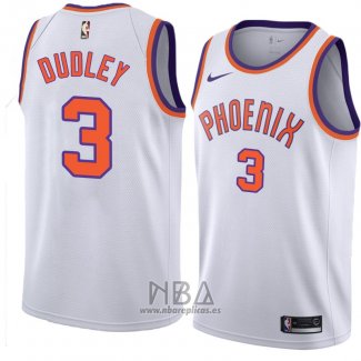 Camiseta Phoenix Suns Jarojo Dudley NO 3 Hardwood Classic 2018 Blanco