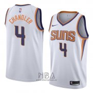 Camiseta Phoenix Suns Tyson Chandler NO 4 Association 2018 Blanco