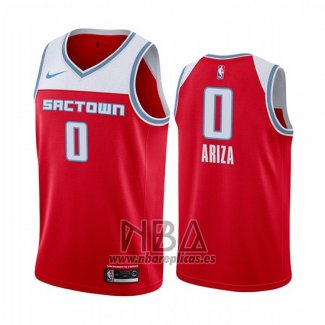 Camiseta Sacramento Kings Trevor Ariza NO 0 Ciudad Rojo