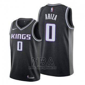 Camiseta Sacramento Kings Trevor Ariza NO 0 Statement Negro