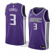 Camiseta Sacramento Kings Yogi Ferrell NO 3 Icon 2018 Violeta