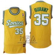 Camiseta Seattle SuperSonics Kevin Durant NO 35 Historic Amarillo2