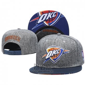 Gorra Oklahoma City Thunder Gris Azul